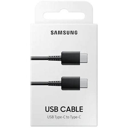 Samsung Cable USB-C a USB-C EP-DA705BBEGWW Negro 1m Samsung Cable USB-C a USB-C EP-DA705BBEGWW Negro 1m